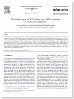 The development of ICT advisors for SME businesses: An innovative approach
