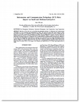 Information and Communication Technology (ICT) Risk: Impact on Small and Medium Enterprises