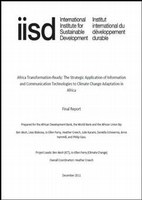 Africa Transformation-Ready: The Strategic Application of ICT to Climate Change Adaptation in Africa