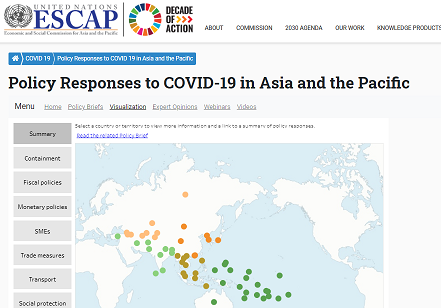 ESCAP COVID Policy Responses