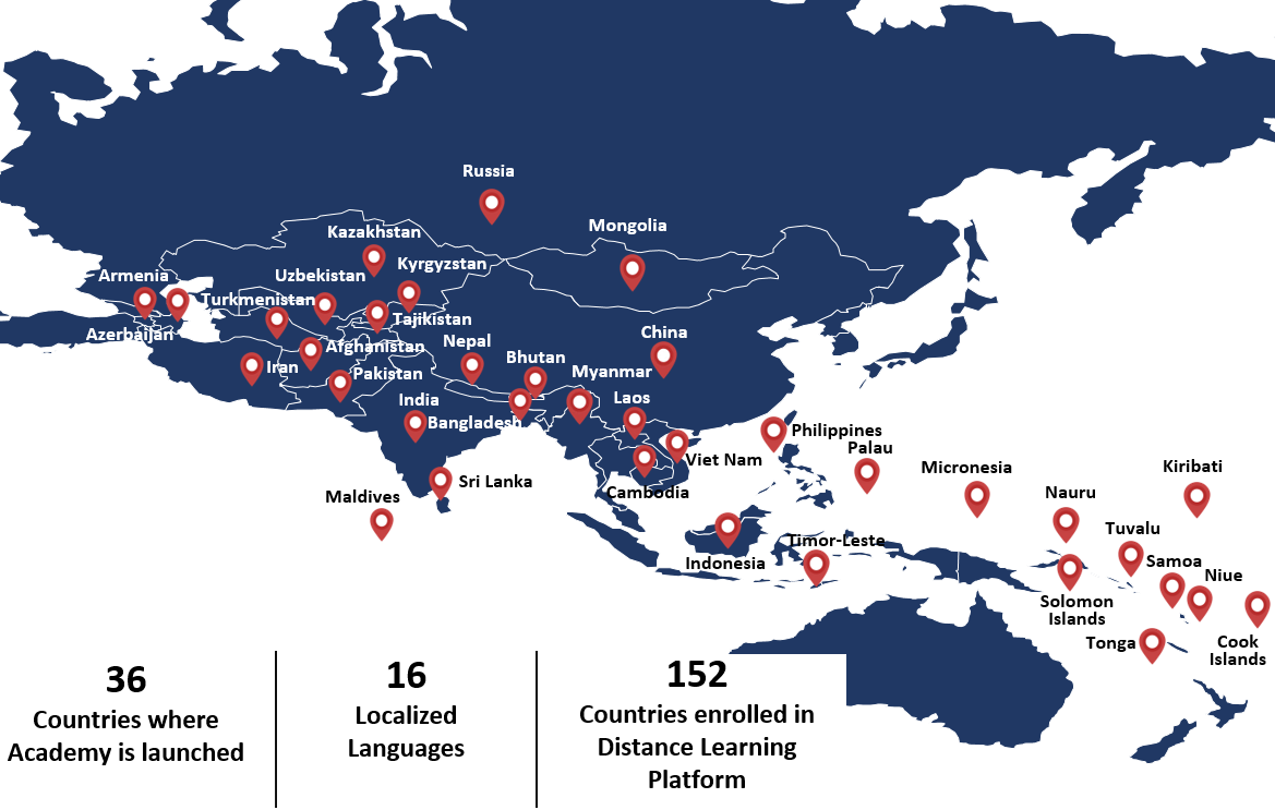 Academy Usage Map