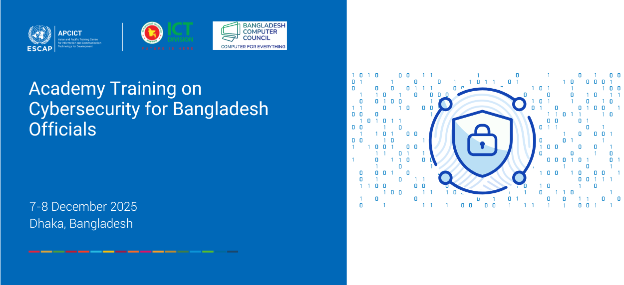 Academy Training on Cybersecurity for Bangladesh Officials